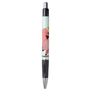 Happy Pig mit Daisy Pen Kugelschreiber