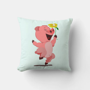 Happy Pig Pillows Kissen
