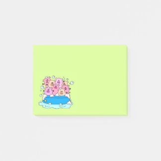 Happy Pigs Sticky Notes Post-it Klebezettel