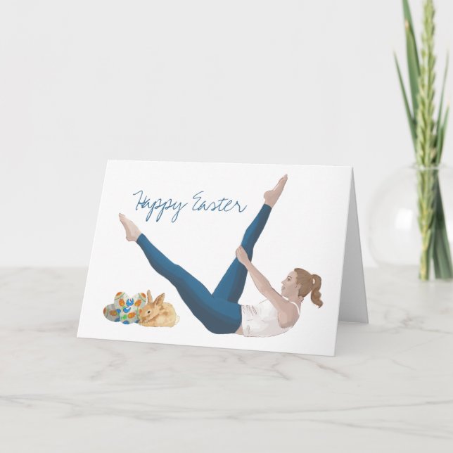 Happy Pilates Oaster Karte (Vorderseite)