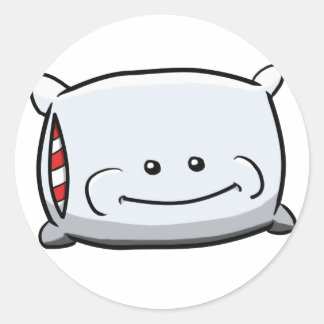 Happy Pillow Aufkleber