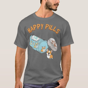 Happy Pills Corgi Mama Funny Corgi Geschenk für Hu T-Shirt