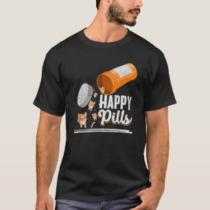 Happy Pills Dog Lover Corgi Dog Eigentümer Ideen M T-Shirt