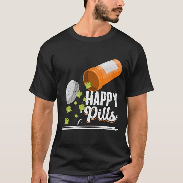 Happy Pills Frog Frog Owner T-Shirt (Vorderseite)