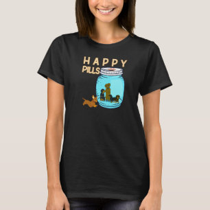Happy Pills Hunde Retriever Dog Mama Weiner Hound T-Shirt