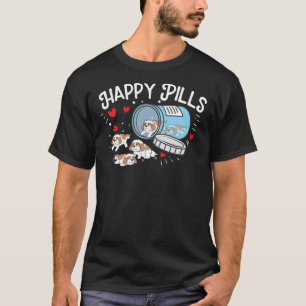 Happy Pills Shih Tzu Pillen Tierhund T-Shirt