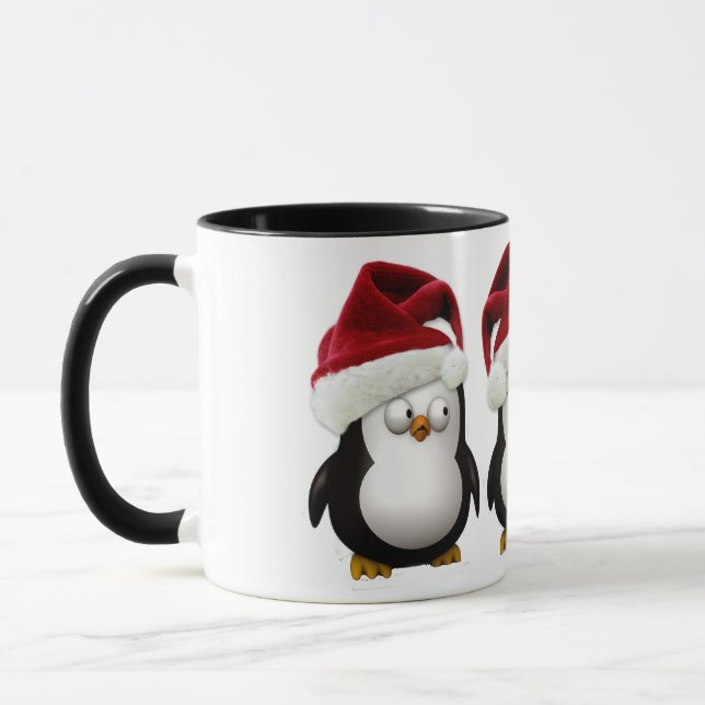 Happy Pinguins, Santa-Hats Tasse (Links)