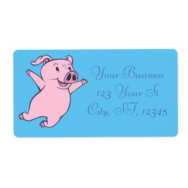 Happy Pink Pig Jumping Thunder_Cove (Vorne)