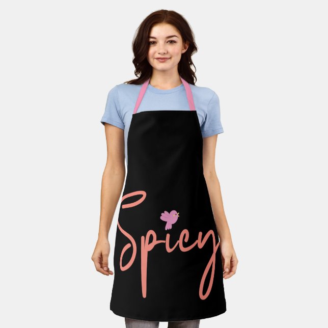 HAPPY PINK SPICY BIRD BUDDY STANDARD SCHÜRZE (Getragen)