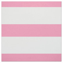 Happy Pink und White Large Stripes
