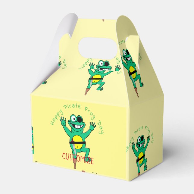 Happy Pirate Frog Day Thunder_Cove Geschenkschachtel (Vorderseite)