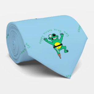Happy Pirate Frog Day Thunder_Cove Krawatte