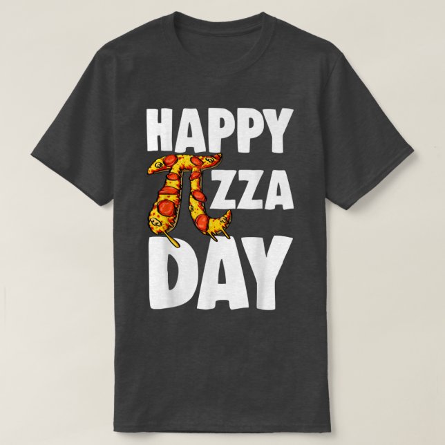 Happy Pizza Day 3 T-Shirt (Design vorne)