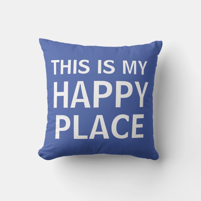 Happy Place Cushion Kissen (Vorderseite)