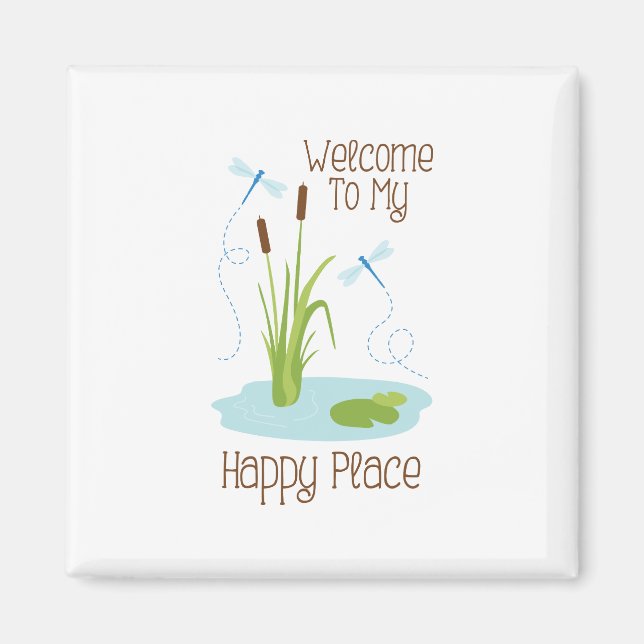 Happy Place Magnet (Vorne)
