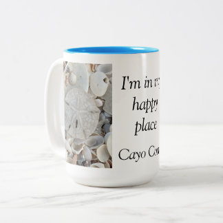 Happy Place Sand Dollar Zweifarbige Tasse