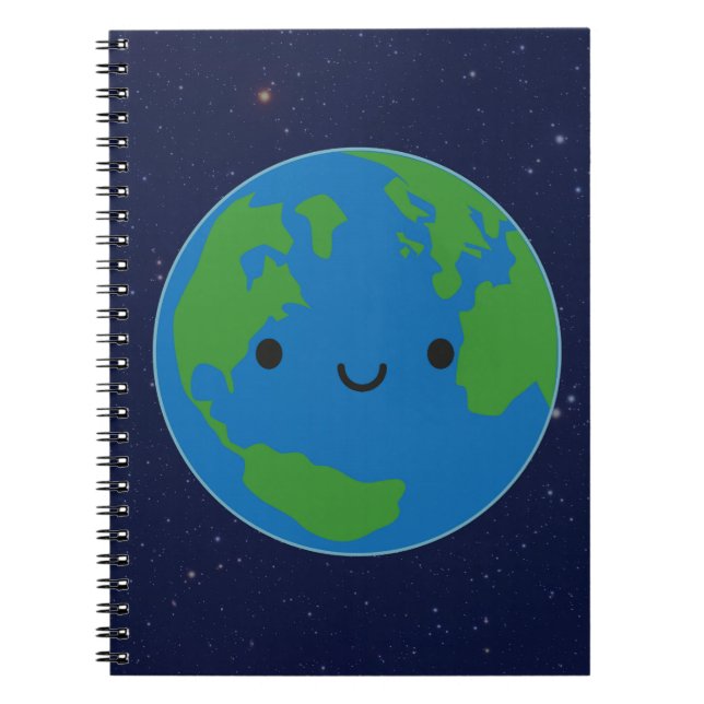 Happy Planet Earth Notizblock (Vorderseite)