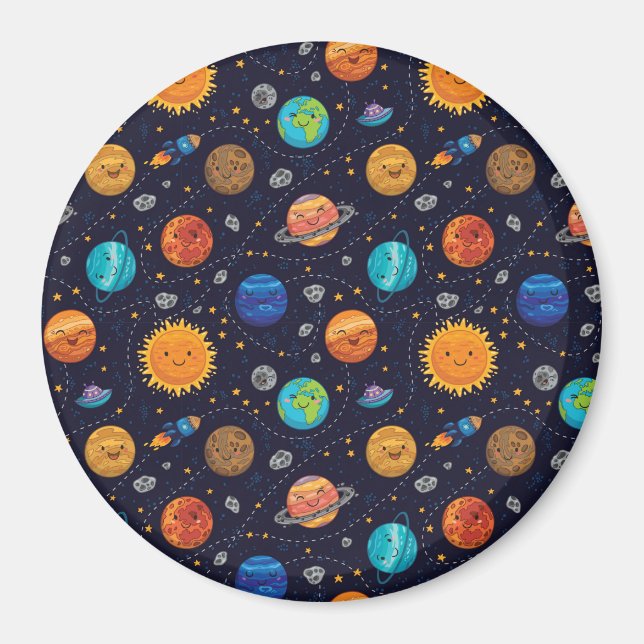 Happy Planets Magnet (Vorne)