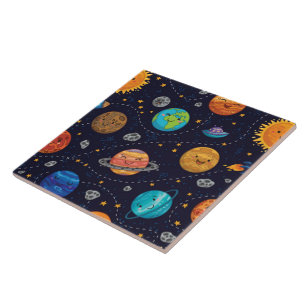 Happy Planets Tile Fliese