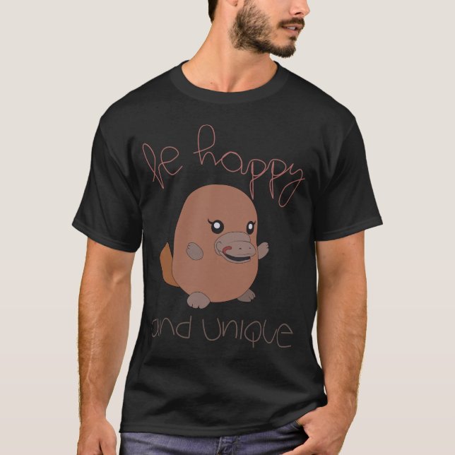Happy Platypus T - Shirt (Vorderseite)