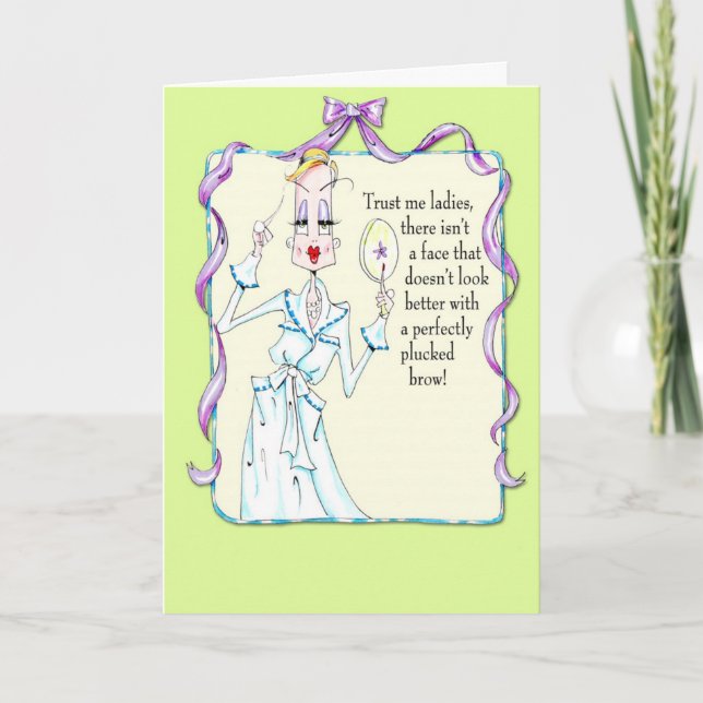 Happy Plucking Birthday Card Karte (Vorderseite)