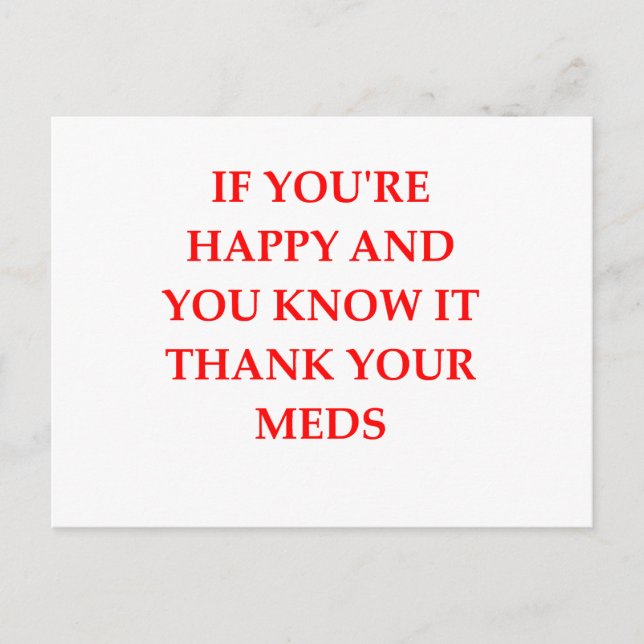 HAPPY.png Postkarte (Vorderseite)