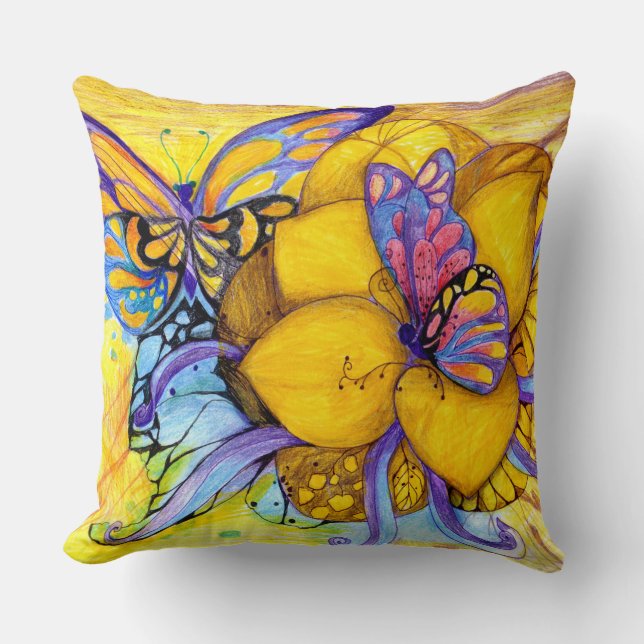 "Happy Pole" Kopfkissen Kissen (Vorderseite)