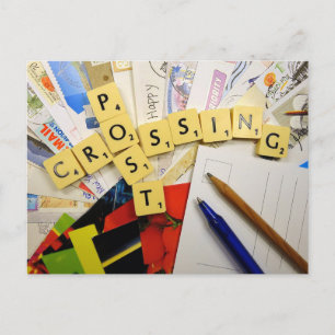 Happy Postcross Kreuzworträtkarte Postkarte