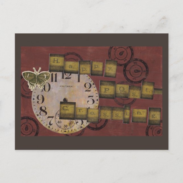 Happy Postcross Postcard Postkarte (Vorderseite)