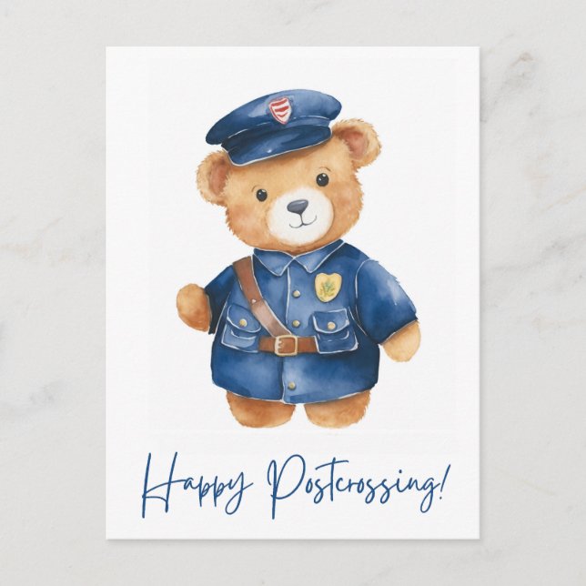 Happy Postcrossing Postkarte (Vorderseite)