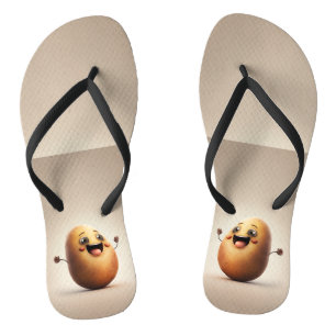 Happy Potato Custom Wedding Colors Bride Geschenk Flip Flops