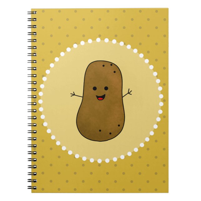 Happy Potato Notizblock (Vorderseite)
