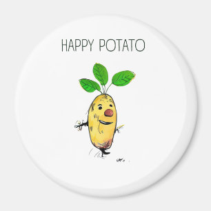 Happy Potato T - Shirt Magnet