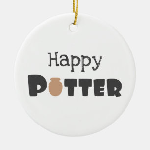 Happy Potter Keramik Ornament