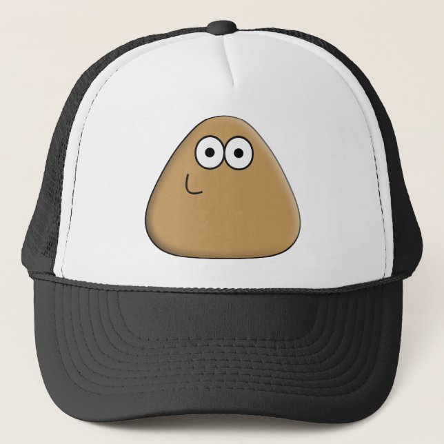 Happy Pou - Hat Truckerkappe (Vorderseite)