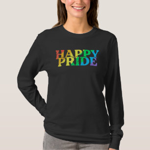 Happy Pride Festival März Gay Lesbian Lgbt Rainbo T-Shirt