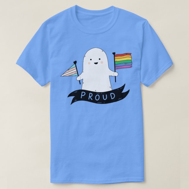 Happy Pride Ghost T-Shirt (Design vorne)