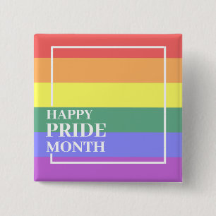 Happy Pride Month Button