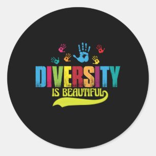 Happy Pride Month Regenbogenflagge für stolze Alli Runder Aufkleber