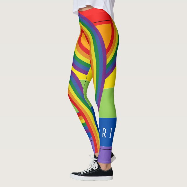 Happy Pride Month zum Thema Regenbogen  Leggings (Links)