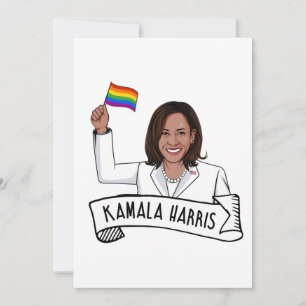 Happy Pride von Kamala Harris Feiertagskarte