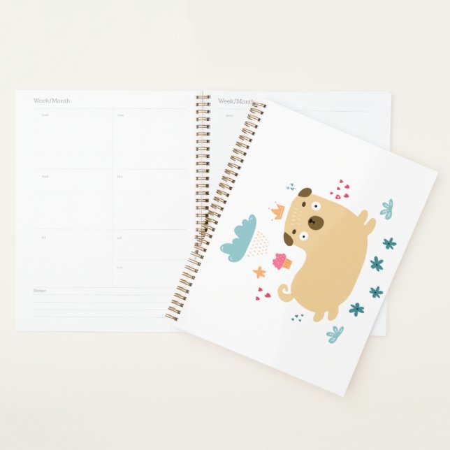 Happy Puggy Planner Planer (Anzeige)