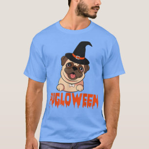Happy Pugloween Day Beängstigend Pumpkin Women T-Shirt
