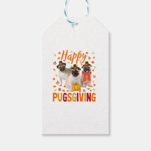 Happy Pugsgiving Niedlich Erntedank Mops Hunde Wea Geschenkanhänger