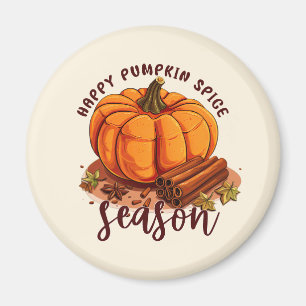 Happy Pumpkin Gewürzsaison - Gemütliche Herbstwoch Magnet