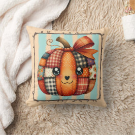 Happy Pumpkin Patchwork Quilt Herbst - Gemütliche Kissen