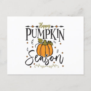 Happy Pumpkin season Postkarte