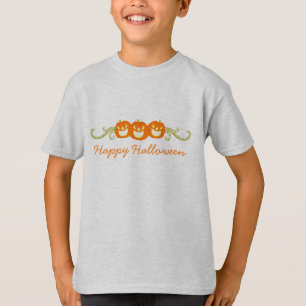 Happy Pumpkin Wirbel Halloween Kid's T-Shirt