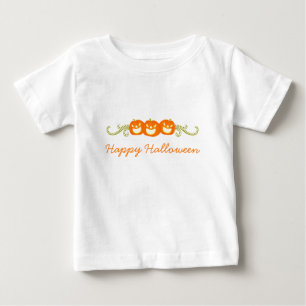 Happy Pumpkin Wirbel Halloween Säugling T-Shirt