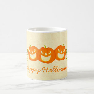 Happy Pumpkin Wirbel Halloween Tasse